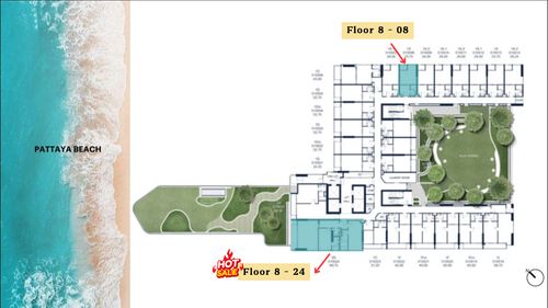PTY Residence Sai1 | The best location on Pattaya Beach, only 327 units | Contact: 082-4499822