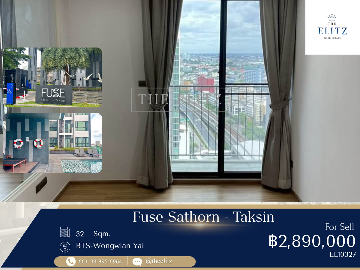 ✨For Sell | ความเรียบหรูที่ตอบโจทย์การใช้ชีวิตของคุณ ที่ Fuse Sathorn - Taksin ✨For Sell | ความเรียบหรูที่ตอบโจทย์การใช้ชีวิตของคุณ ที่ Fuse Sathorn - Taksin