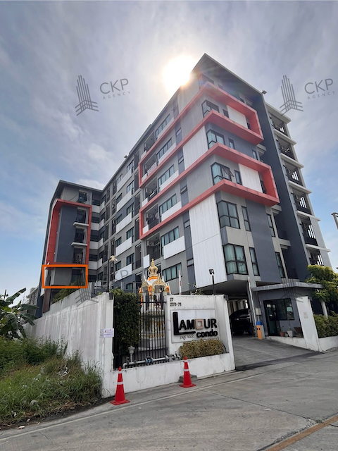 Lamour Condo, near BTS Khu Khot, corner room, widest area on the floor Lamour Condo, near BTS Khu Khot, corner room, widest area on the floor