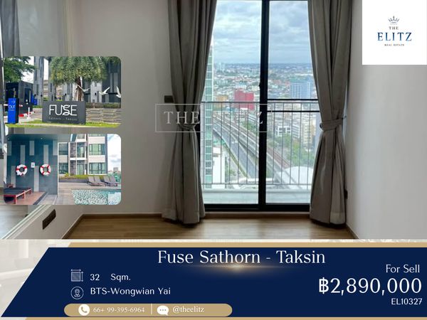 ✨For Sell | ความเรียบหรูที่ตอบโจทย์การใช้ชีวิตของคุณ ที่ Fuse Sathorn - Taksin