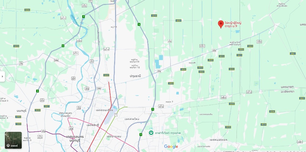 Land for sale on Rangsit - Nakhon Nayok Road, Khlong 12, Nong Suea, 25 rai near the tree market (630,000 baht per rai) – รูปที่ 4