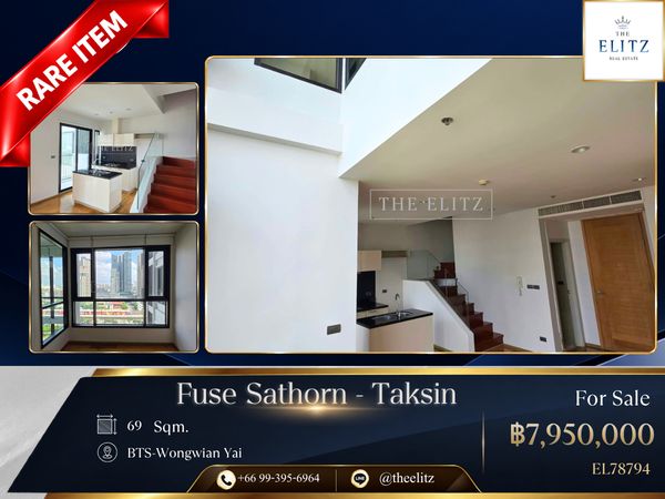 ✨ Rare Penthouse Gem | Breathtaking Panoramic River & City Horizon - Exceptional High Ceiling & Space | Short Walk to BTS-WongwianYai - Exclusive Prestige ✨
