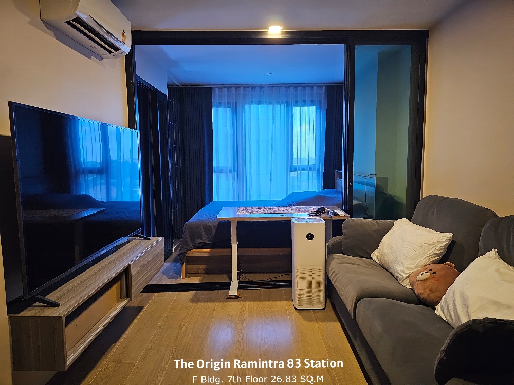 ✨ขาย✨ห้องมุม Walk-in Closet ชั้น 7 อาคาร F ✨26.7 SQ.M✨CONDO ดิ ออริจิ้น รามอินทรา 𝟴𝟯 สเตชั่น ✨ขาย✨ห้องมุม Walk-in Closet ชั้น 7 อาคาร F ✨26.7 SQ.M✨CONDO ดิ ออริจิ้น รามอินทรา 𝟴𝟯 สเตชั่น