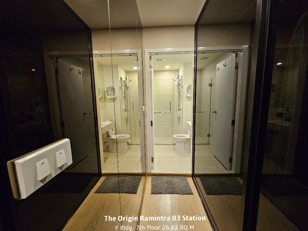 ✨ขาย✨ห้องมุม Walk-in Closet ชั้น 7 อาคาร F ✨26.7 SQ.M✨CONDO ดิ ออริจิ้น รามอินทรา 𝟴𝟯 สเตชั่น – รูปที่ 4