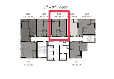 COBE Ratchada Rama 9-33 sqm. 1 bedroom 1 water. The best position. The most beautiful view 092-545-6151 (Tim) – รูปที่ 2