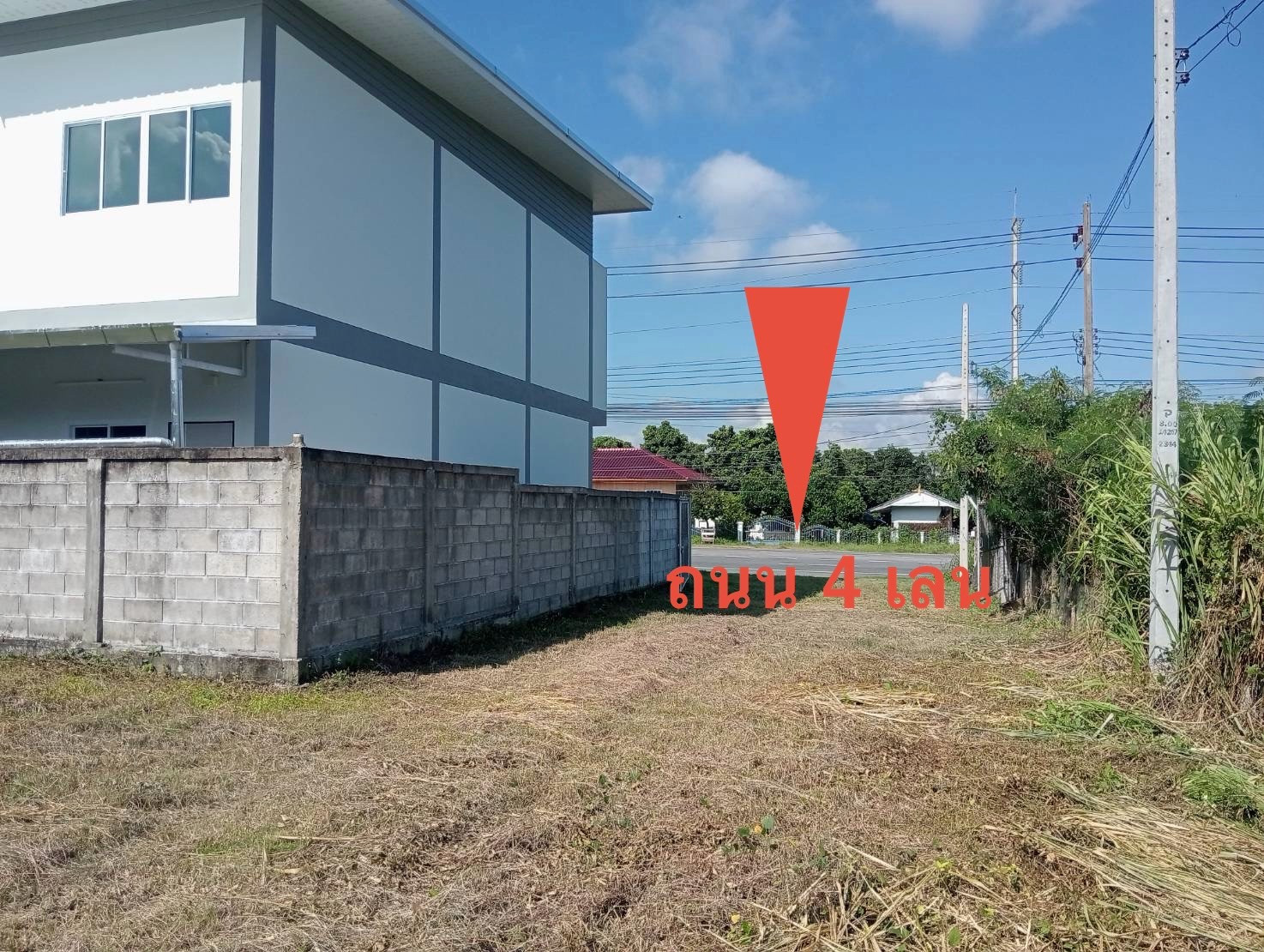 ขายที่ดินพร้อมบ้าน บ้านโฮ่ง ลำพูน 5.9 ล้าน | 2 ไร่ 3 งาน 54 ตรว. | ติดถนน 4 เลน – รูปที่ 4