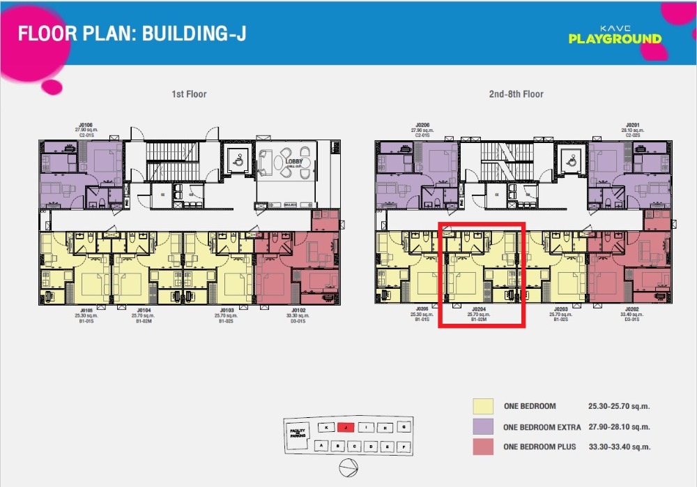 Kave Playground บดินทรเดชา 1-bed หน้ากว้าง วิวสระ ตึก J ใกล้อาคารส่วนกลาง ชั้นสวย ตำแหน่งสวย – รูปที่ 2