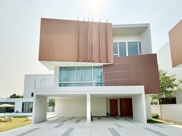 The Marq Exquisite Ratchapruek - Charan Sanitwong ✨TYPE (M) 3 -story house, 600 sq.m. 109 sq.m. | 4 bedrooms, 5 bathrooms, 4 parking spaces, starting 40.9 MB. Contact to watch Tel.0922635410 )