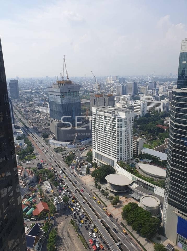 🔥ห้องสตูดิโอ แบ่งเป็นสัดส่วน ชั้นสูงสุด วิวดีมาก เฟอร์จัดเต็ม ทำเลดีใกล้ MRT สามย่าน , จุฬา  @  Ashton Chula-Silom – รูปที่ 2