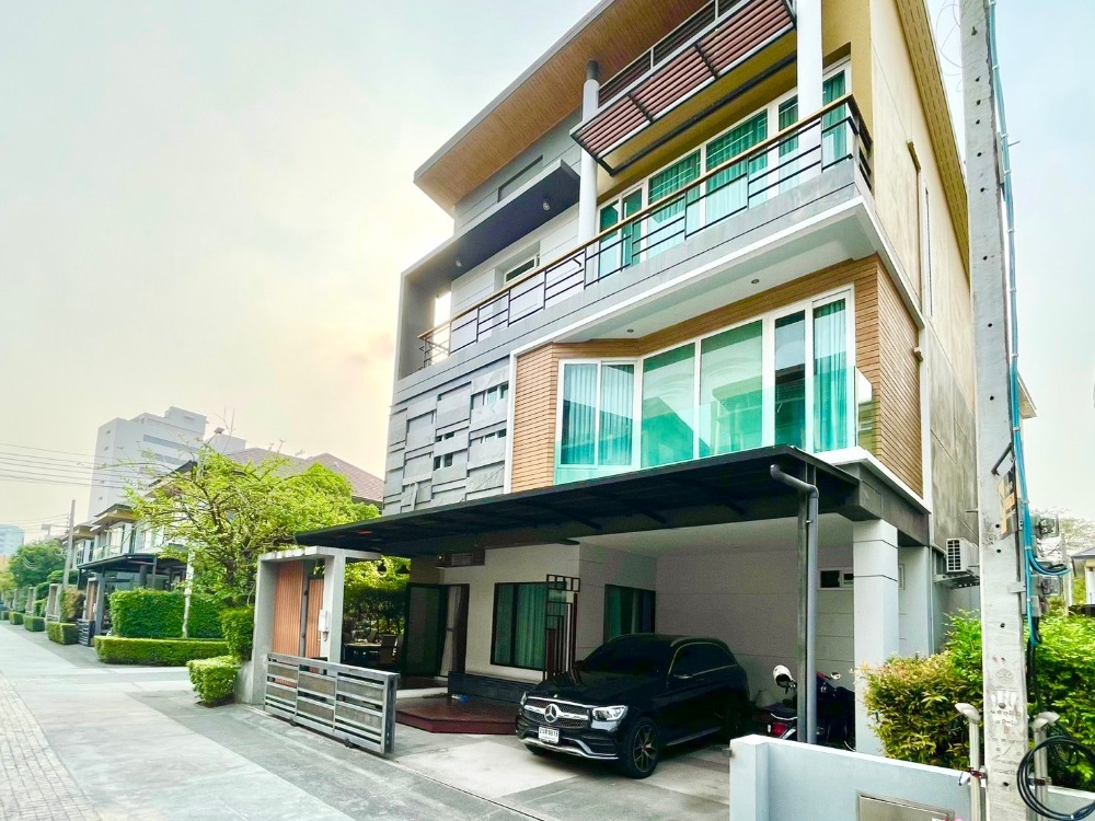 *HOT*ขายบ้านเดี่ยว 3 ชั้น The Gallery House Pattern เดอะ แกลเลอรี่ เฮ้าส์ แพทเทิร์น 4นอน 5น้ำ 57ตรว. ต่อเติมแล้ววัสดุเกรดพรีเมี่ยม แปลงมุม สงบ!!!! – รูปที่ 3