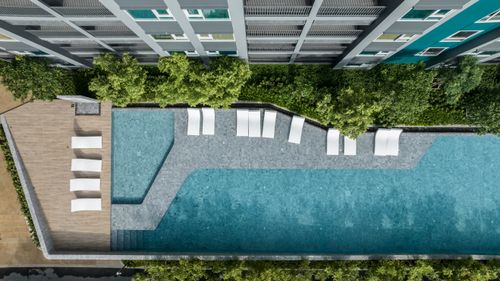 🔥Urgent rent, new room ready to move in 🔥Niche Mono Ramkhamhaeng Condo. The project has a shuttle to Ramkhamhaeng University / BTS Lam Sali Intersection. Rent starts at 13,800 baht/month, accepting both Thais and foreigners (with 6 month / 1 year rental c