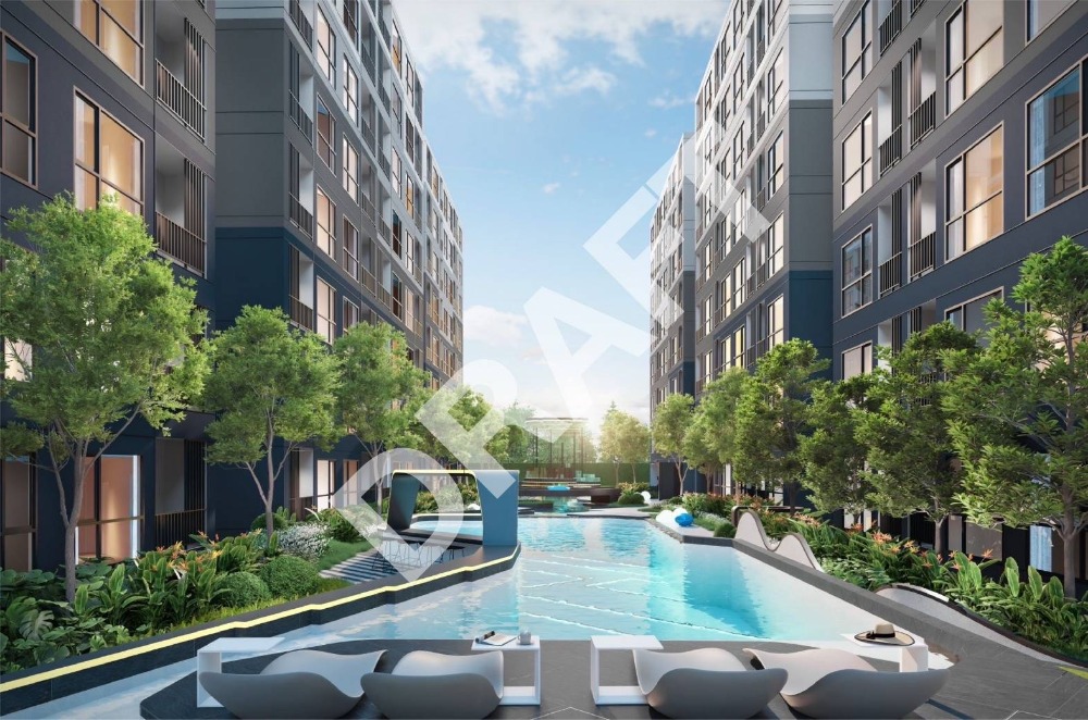 Kave Playground, Bodindecha 1-Bed Extra, 2-room pool view, Combine is 2 bedrooms, wide positions, beautiful positions. – รูปที่ 4