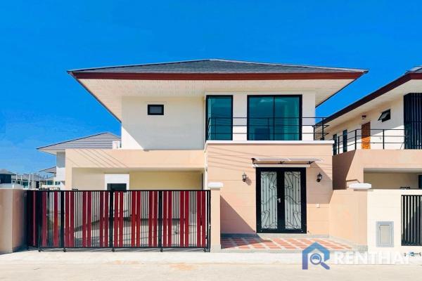 ขาย บ้านสองชั้นบ้าน ใหม่ 3 ห้องนอน 3 ห้องน้ำใน พัทยา หนองปรือ