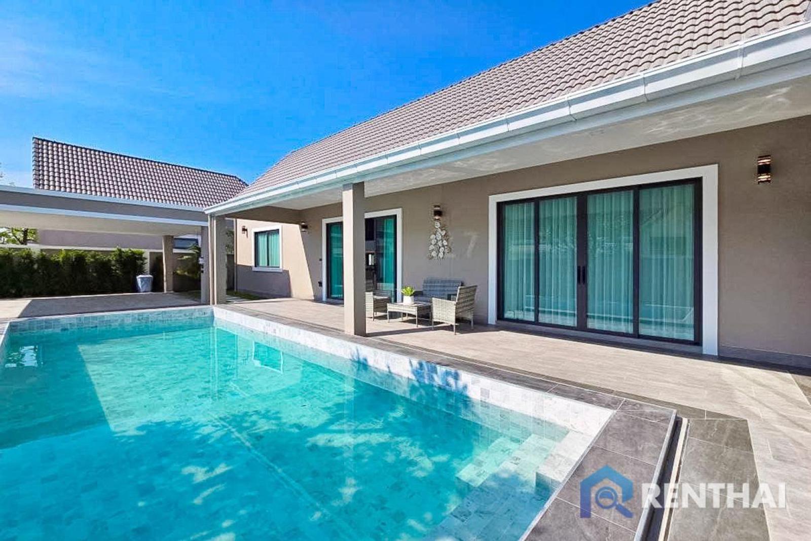 Sale! Beautiful pool villa 3bed 4bath Modern Nordic Style – รูปที่ 2