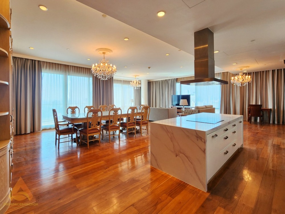 ให้เช่า 185 ราชดำริ คอนโดหรู 4 ห้องนอน ตกแต่งสวย วิวสวยใจกลางเมือง