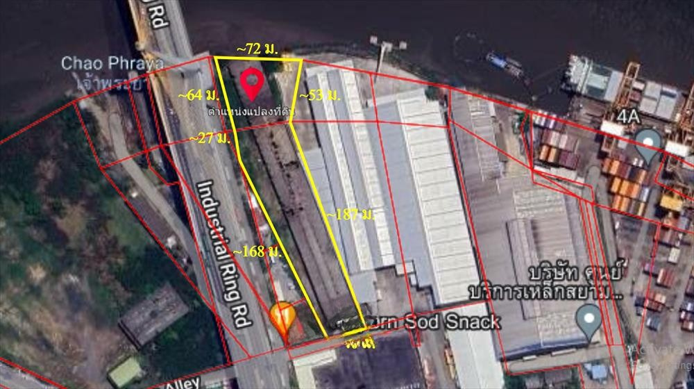 ขายที่ดินพร้อมโครงสร้างเหล็กนำเข้าจากญี่ปุ่น ติดแม่น้ำเจ้าพระยาและสะพานภูมิพล 2 ขายที่ดินพร้อมโครงสร้างเหล็กนำเข้าจากญี่ปุ่น ติดแม่น้ำเจ้าพระยาและสะพานภูมิพล 2