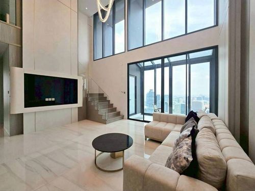 ♦ Duplex type ♦ ชั้น 50+ 206.00 ตร.ม. | 4 ห้องนอน 5 ห้องน้ำ วิว Icon siam | คอนโดใกล้ MRT ลุมพินี 1 นาที, โรงเรียนเซนต์โยเซฟคอนเวนต์ 2 นาที, สีลมคอมเพล็กซ์ 2 นาที, One Bangkok 3 นาที, สวนลุมพินี 6 นาที