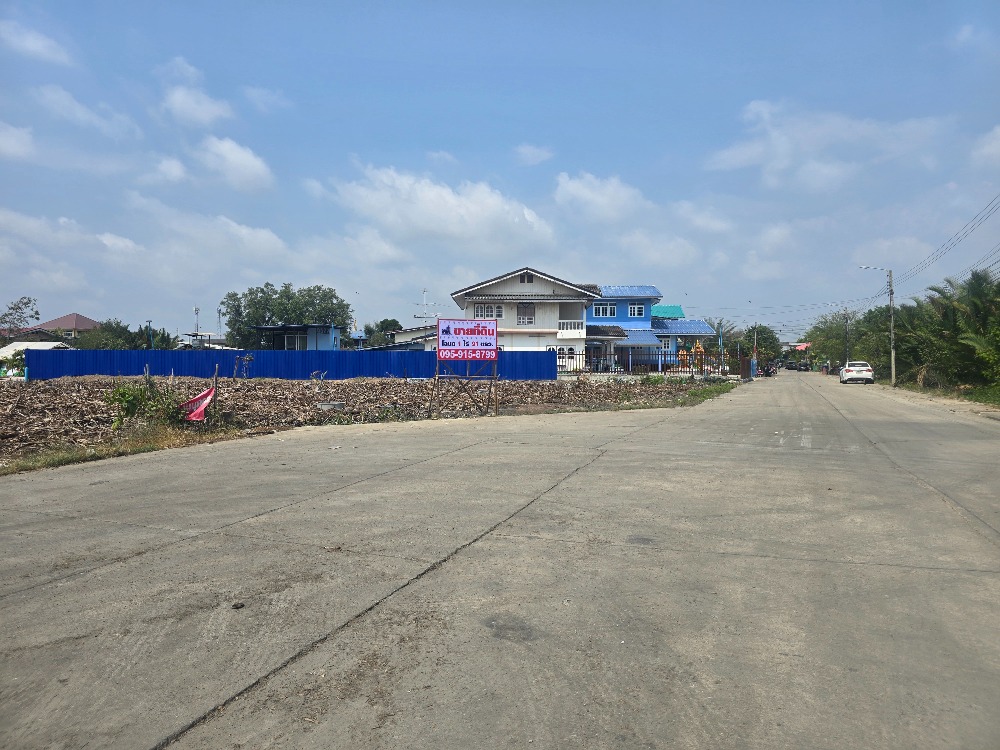 Land for sale 1 rai 91 square wah, lightning, lightning, opposite Phra Samut Chedi, beautiful location – รูปที่ 3