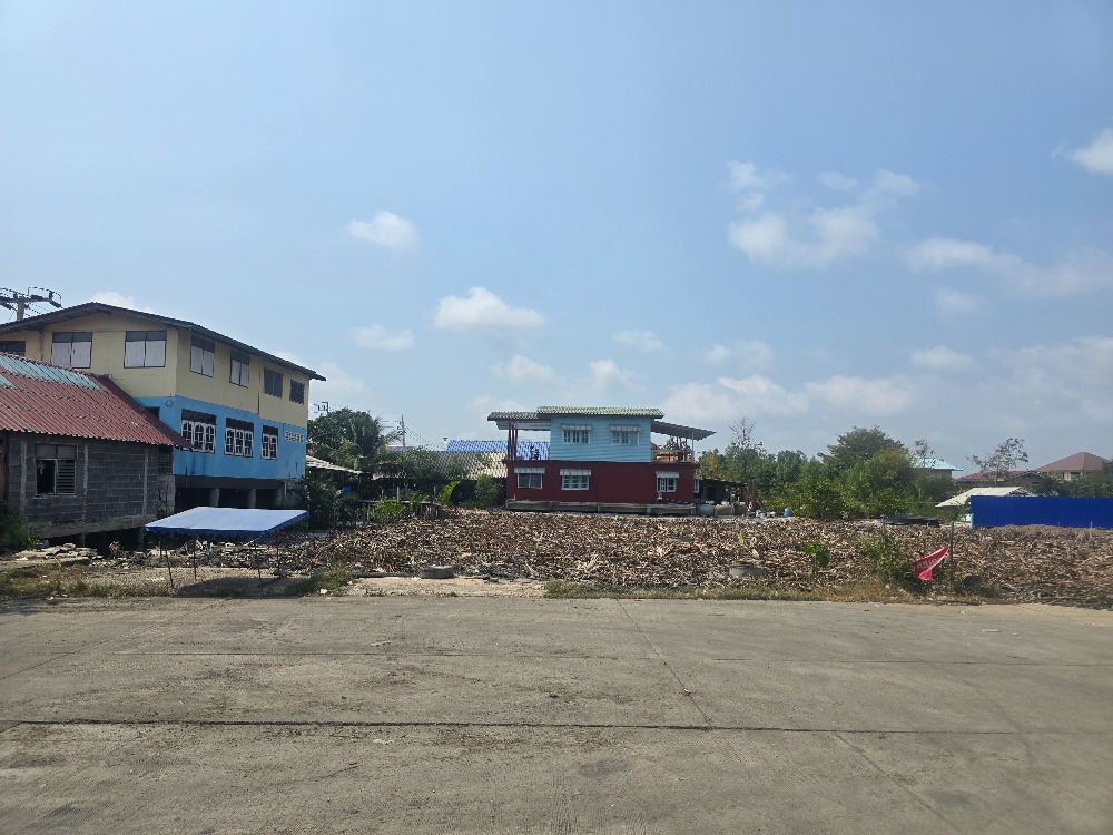 Land for sale 1 rai 91 square wah, lightning, lightning, opposite Phra Samut Chedi, beautiful location – รูปที่ 4