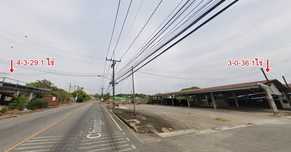 Land for sale in a prime location! Located on both sides of Jingjit Road, the economic center of Trang Province. Suitable for expanding a business, opening a factory, or developing a real estate project. – รูปที่ 2