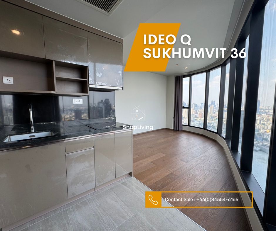 𝗜𝗗𝗘𝗢 𝗤 𝗦𝗨𝗞𝗛𝗨𝗠𝗩𝗜𝗧 𝟯𝟲 📍 𝗦𝘁𝗮𝗿𝘁 𝟰.𝟵𝟵 𝗠𝗕 1 ห้องนอน 24 ตรม. 🔥 คอนโดหรูใกล้ BTS ทองหล่อ ชั้นสูง วิวเมือง กระจกโค้ง 𝗟𝗔𝗦𝗧 𝗨𝗡𝗜𝗧 ** – รูปที่ 2