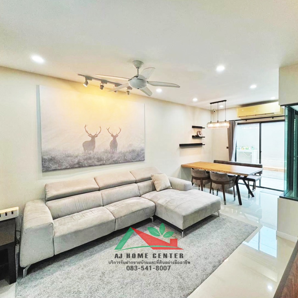 ขายทาวน์โฮม20.1ตรว. ม.โมดิวิลล่า ราชพฤกษ์-ติวานนท์ ถ.345 แต่งสวยต่อเติมครบ หน้าบ้านไม่ชนใคร – รูปที่ 2