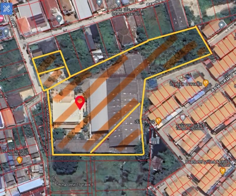 🏭🏭ที่ดิน+โกดัง+บ้าน+ออฟฟิศ+โรงงาน🚩เนื้อที่กว่า 7 ไร่ 🚩💛💛ประชาอุทิศ 75 แยก 10 – รูปที่ 3
