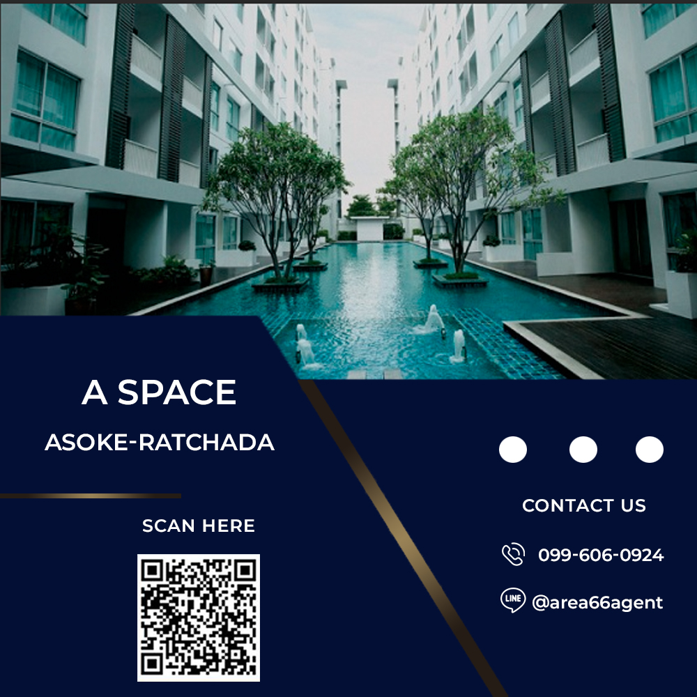 🔥For sale!! Condo A Space Asoke-Ratchada