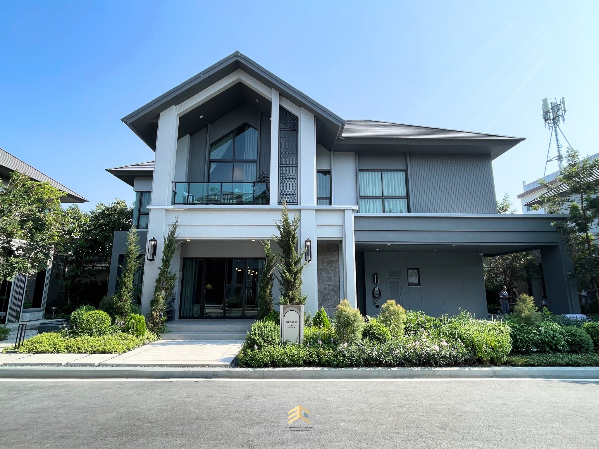 Luxury house, new project, near Central Rama 2 !! Bangkok Boulevard Signature Rama 2 (on 102 sq.who), corner plot 🔺 Price 33.5 million 🔺