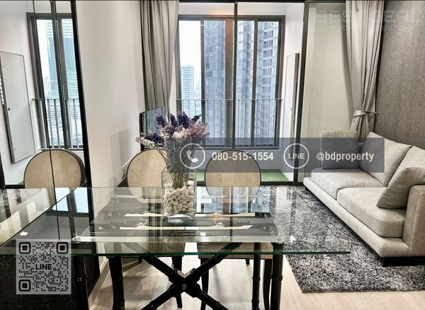 Bestdeal ให้เช่า ขนาด 2 ห้องนอน 55 sqm. ราคา 26,000 บาท/เดือน  เฟอร์นิเจอร์และเครื่องใช้ไฟฟ้าครบพร้อมเข้าอยู่ “IDEO MOBI RAMA 9” ใกล้MRTและเซ็นทรัลพระราม 9 เพียง 80 ม.