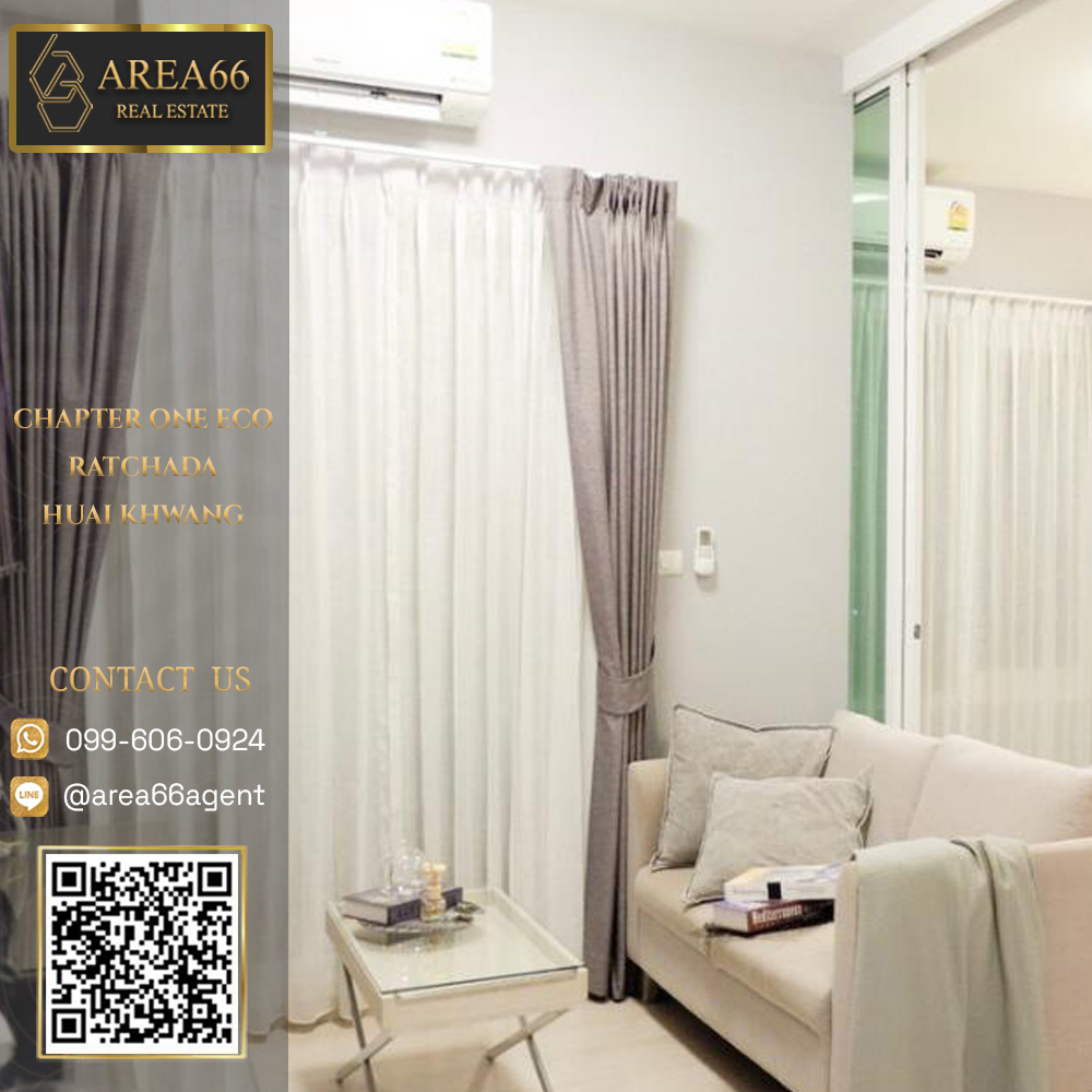 For Sale Chapter One Eco Ratchada - Huai Khwang Nearby MRTHuai Khwang