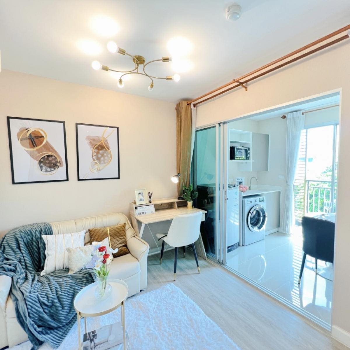 ห้องมุมสวย เฟอร์ฯครบราคาดี⭐Metro Luxe Kaset (เมโทร ลักซ์ เกษตร) – รูปที่ 4