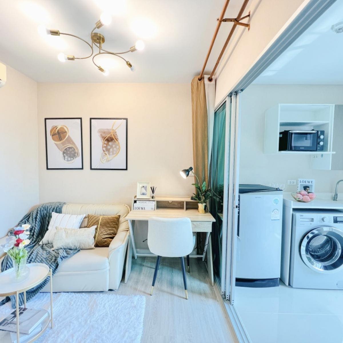 ห้องมุมสวย เฟอร์ฯครบราคาดี⭐Metro Luxe Kaset (เมโทร ลักซ์ เกษตร) – รูปที่ 3