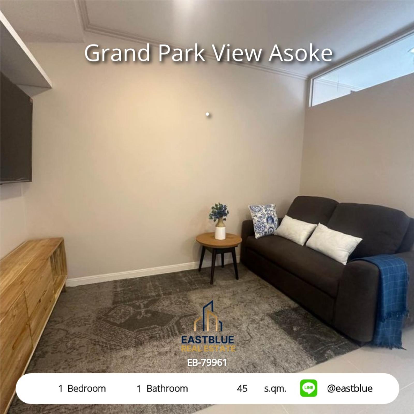 Grand Park View Asoke, 1 bed, 21000 per month