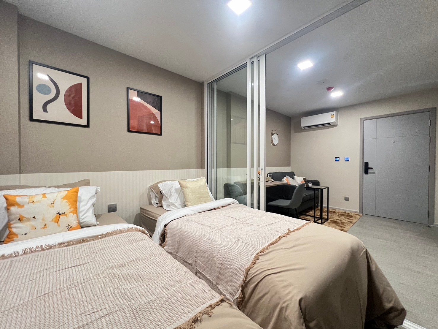 🧑‍🤝‍🧑ให้เช่า Kave Town Island 1 Bedroom Exclusive ขนาด 28.9ตรม ตึก E ชั้น 3 – รูปที่ 2