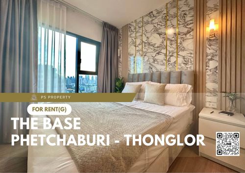 ให้เช่า ✨ THE BASE Phetchaburi - Thonglor ✨ เฟอร์นิเจอร์ และ เครื่องใช้ไฟฟ้าครบ ใกล้ BTS ทองหล่อ