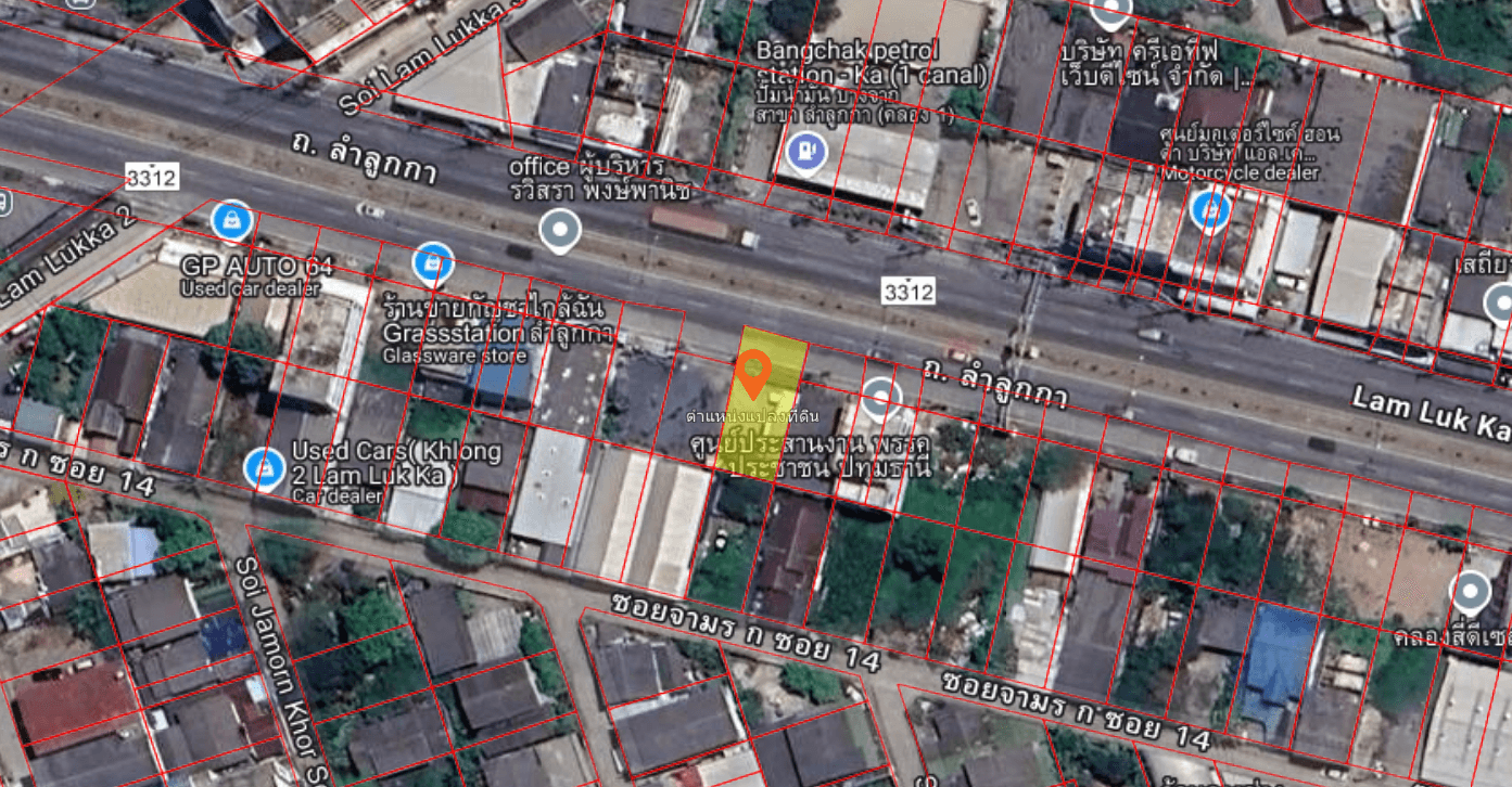 ขาย ที่ดิน ติดถนนลำลูกกา 41 ตร.ว.  ปทุมธานี  – รูปที่ 2