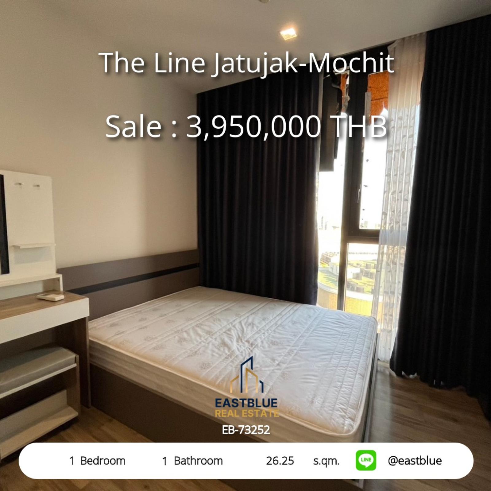 🔥 For sale: The Line Jatujak-Mochit condo near BTS/MRT!
1 bedroom, 26.25 sq.m., priced at 3.95 million, beautiful view with complete amenities! 0642748883 🔥 For sale: The Line Jatujak-Mochit condo near BTS/MRT!
1 bedroom, 26.25 sq.m., priced at 3.95 million, beautiful view with complete amenities! 0642748883