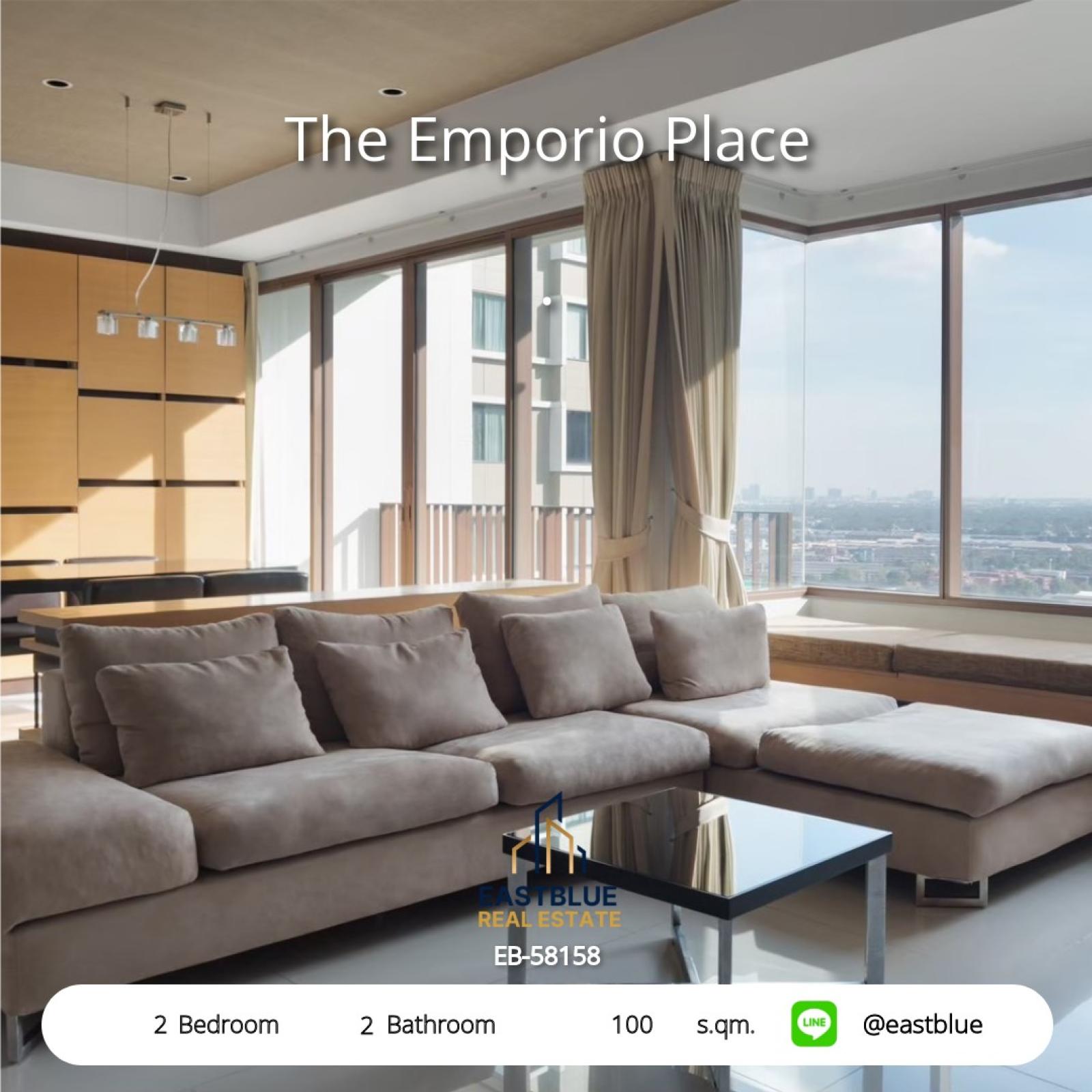 11/08/2026, รวมค่าโอน 🏡 ขาย คอนโด 2 ห้องนอน ดิ เอ็มโพริโอ เพลส 100 ตร.ม. 19.8 ลบ. 0642748883 11/08/2026, รวมค่าโอน 🏡 ขาย คอนโด 2 ห้องนอน ดิ เอ็มโพริโอ เพลส 100 ตร.ม. 19.8 ลบ. 0642748883