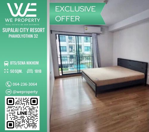 ห้องใหญ่สวยสุดคุ้ม เฟอร์ครบราคาดีที่สุด⭐Supalai City Resort รัชโยธิน - พหลโยธิน 32