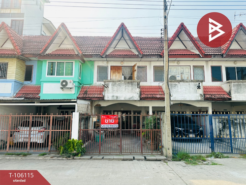 Townhouse for sale, area 27.8 square wah, Bang Ya Phraek, Samut Sakhon Cooperative