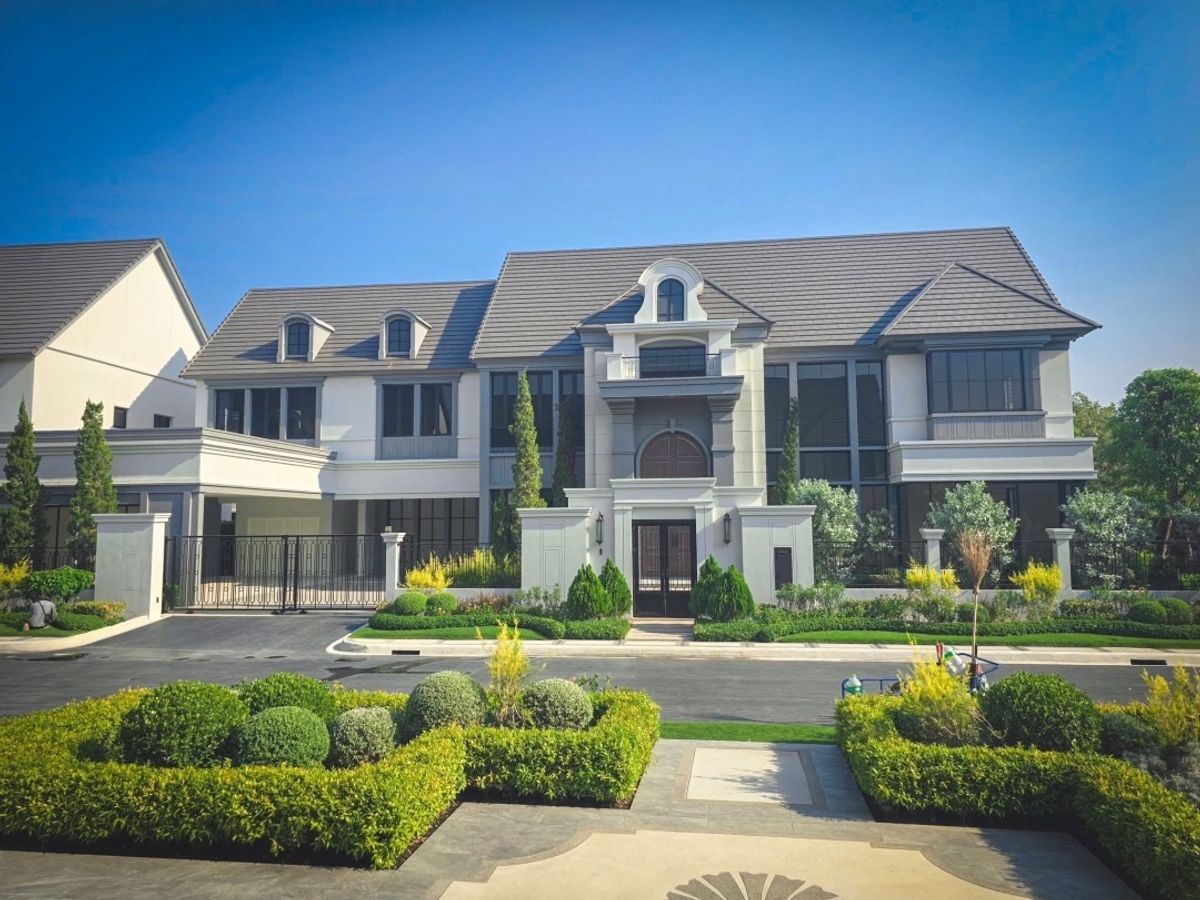 🌟 Sell Narasiri Phahon-Watcharapol, a single-family house in front of the garden, the best position, Manoir No.6 📲 𝟎𝟔𝟒-𝟕𝟗𝟒𝟒𝟐𝟔𝟑 (Khun Nam)