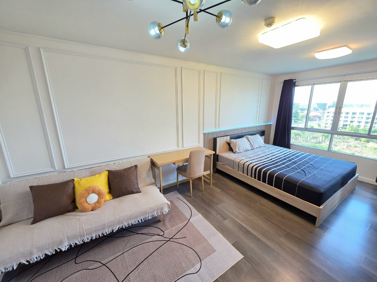 ให้เช่าโครงการ ดีคอนโด แคมปัส รีสอร์ท บางนา ใกล้ ABAC บางนา (Dcondo Campus Resort Bangna)  รีโนเวทใหม่ – รูปที่ 2