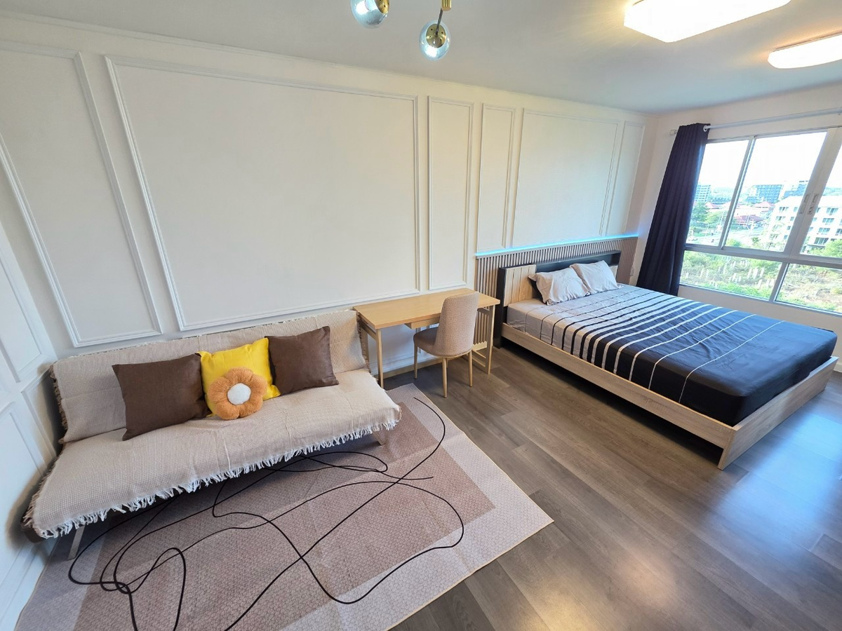 ให้เช่าโครงการ ดีคอนโด แคมปัส รีสอร์ท บางนา ใกล้ ABAC บางนา (Dcondo Campus Resort Bangna)  รีโนเวทใหม่ – รูปที่ 3