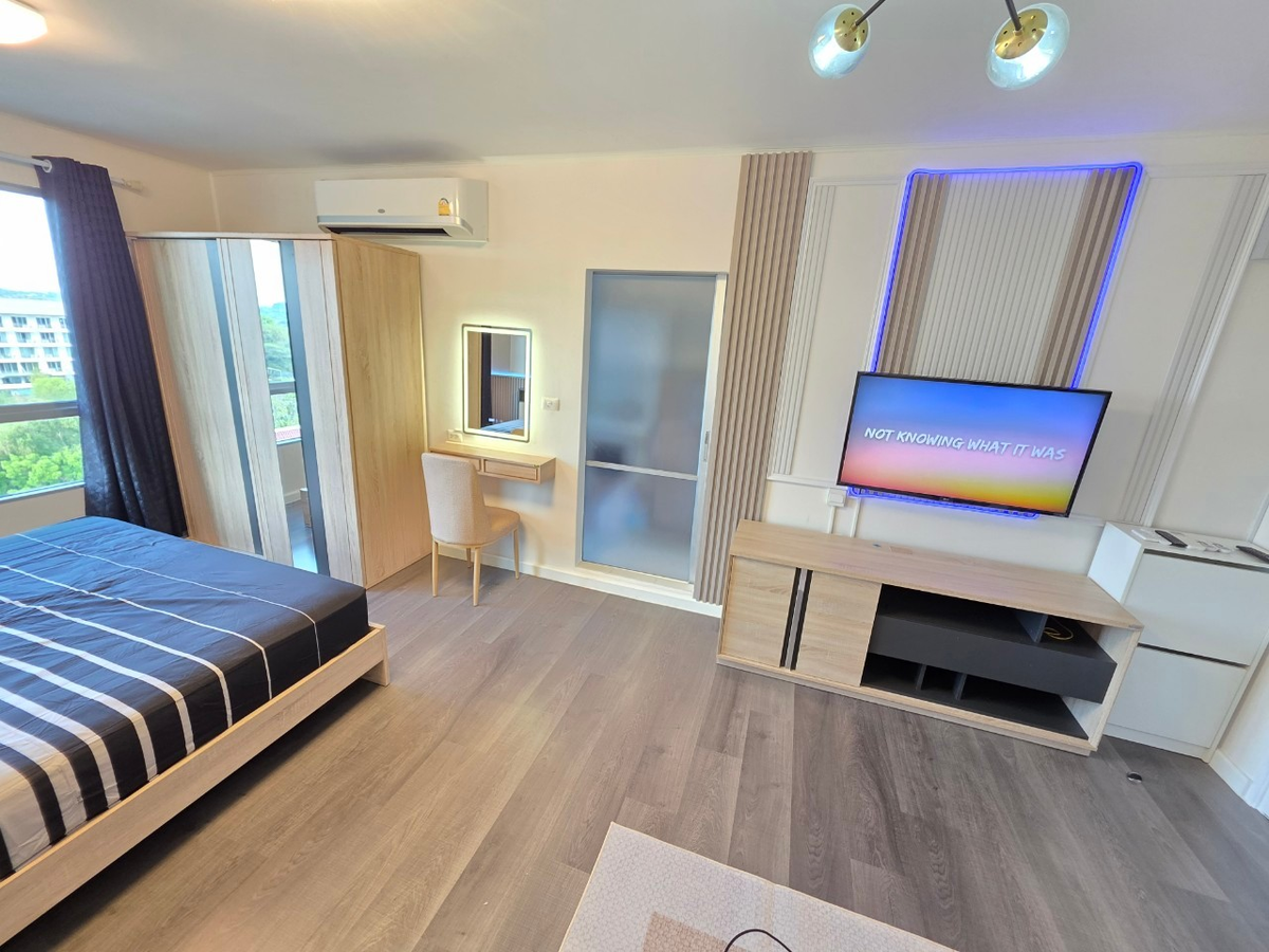 ให้เช่าโครงการ ดีคอนโด แคมปัส รีสอร์ท บางนา ใกล้ ABAC บางนา (Dcondo Campus Resort Bangna)  รีโนเวทใหม่