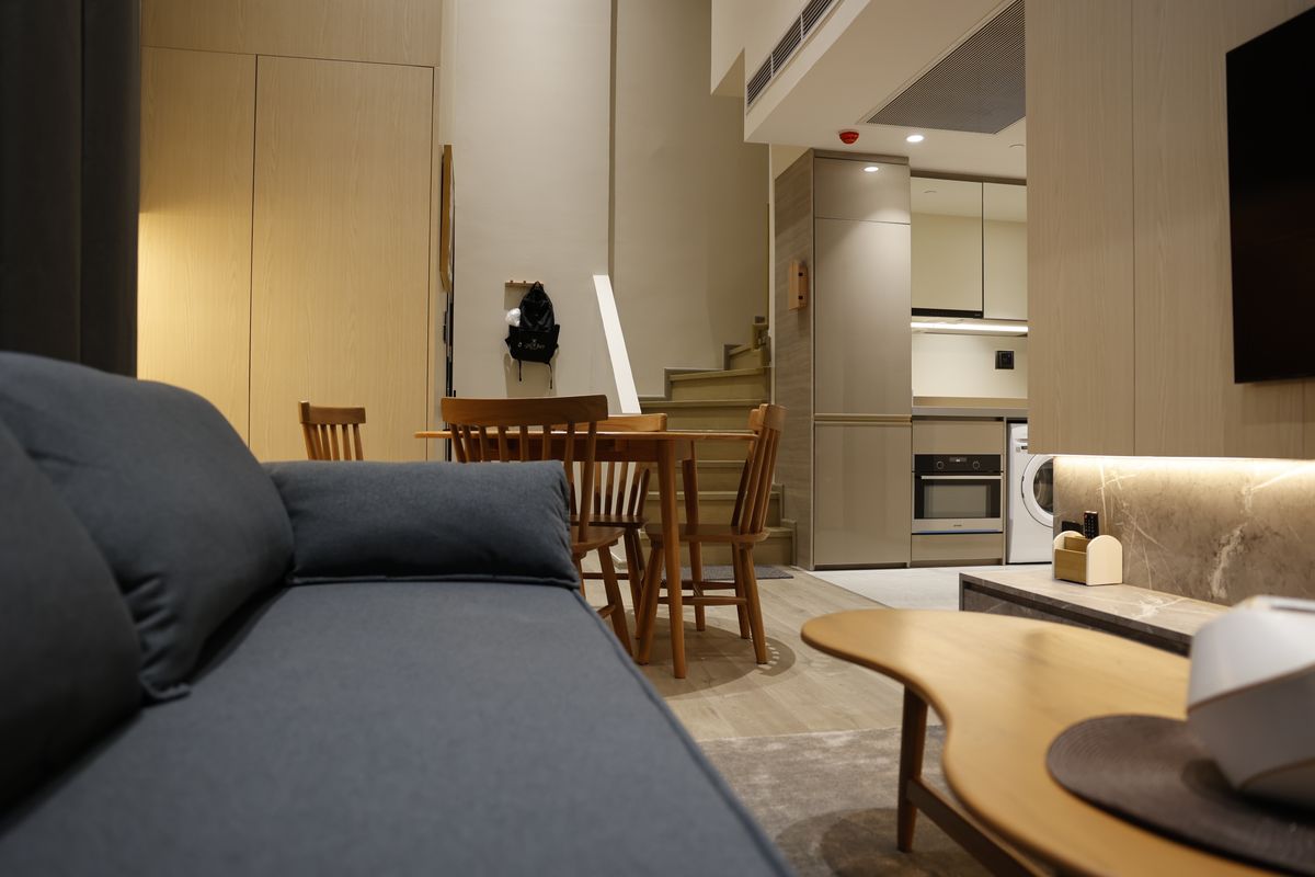 ให้เช่า 2 ห้องนอน Duplex 80 ตางเมตร ชั้น21 วิวสวน วิวเมือง – รูปที่ 2