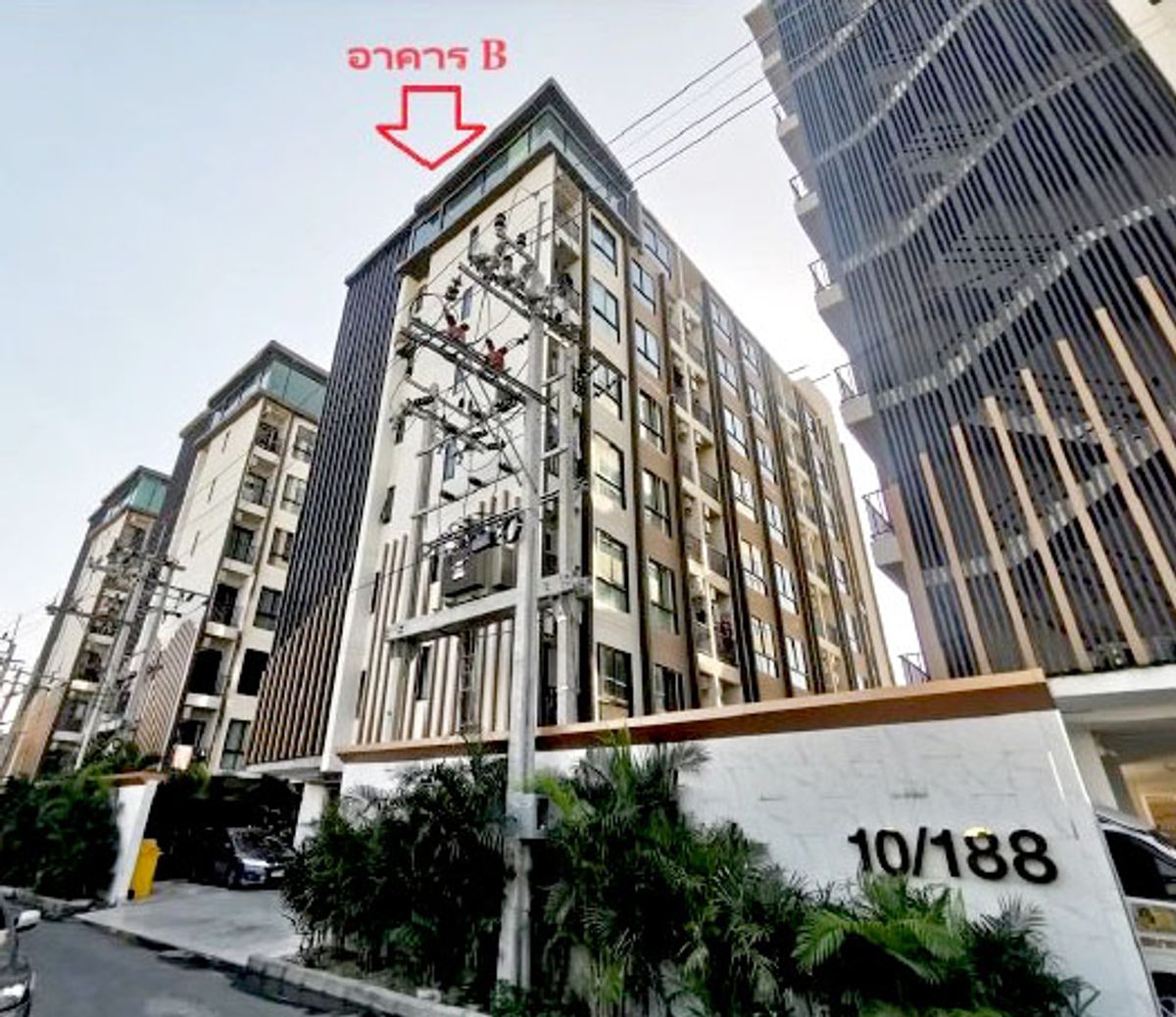 Modern Condo The Forest Rama 2 on the Bang Khun Thian Road, convenient to travel near Rama 2 Road, just 500 meters near Central 5 minutes to complete facilities.