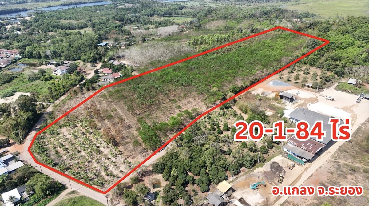 Land for sale in Rayong 20 rai 184 sq.w., free 5 rai, feng shui, good face next to the sea Land for sale in Rayong 20 rai 184 sq.w., free 5 rai, feng shui, good face next to the sea