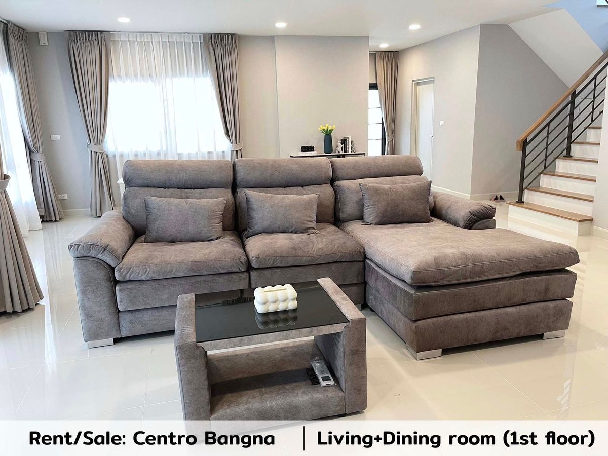 K-6273 Urgent rent! Centro detached house, Bang Na, ready to be near Bangna