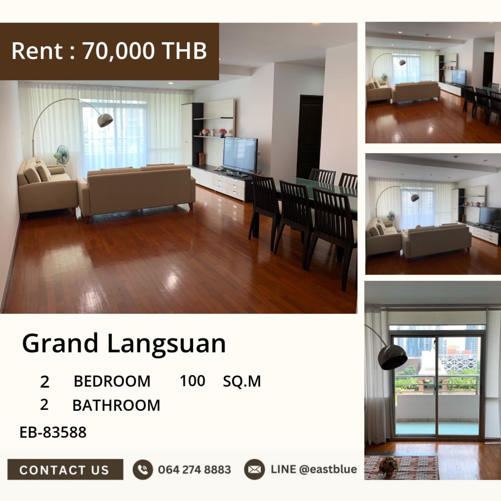 11/08/2026, 🏠 เช่า คอนโด 2 ห้องนอน แกรนด์ หลังสวน 70,000 บาท/เดือน 0642748883 11/08/2026, 🏠 เช่า คอนโด 2 ห้องนอน แกรนด์ หลังสวน 70,000 บาท/เดือน 0642748883